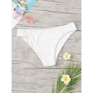 Shein White Bikini Bottom